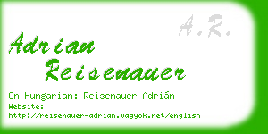 adrian reisenauer business card